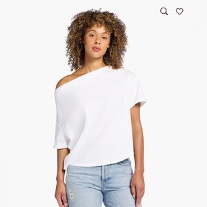 Nuuds White Off-Shoulder Top